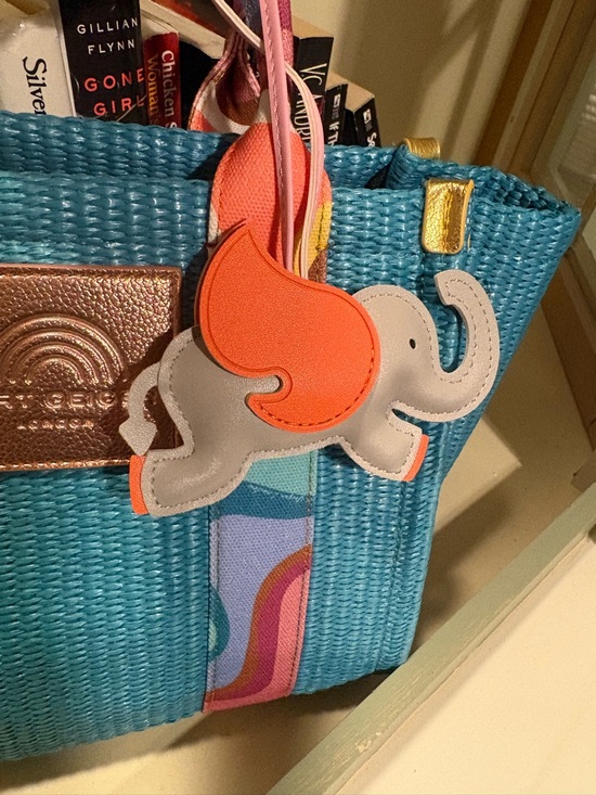Other - Elephant Bag Charm Kids Accessory - Gray & Orange